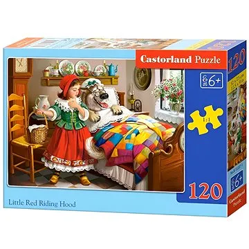 CASTORLAND Puzzle Červená Karkulka 120 dílků (5904438013227)