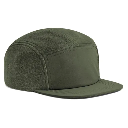 Beechfield Outdoorová kšiltovka Camper z recyklovaného fleecu - Olivová