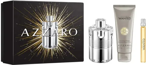 Azzaro Wanted - EDP 100 ml + 2v1 sprchový gel a šampon 75 ml + EDP 10 ml