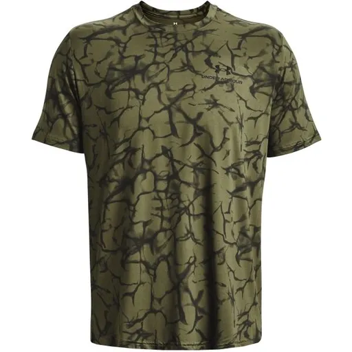 Under Armour RUSH ENERGY Pánské funkční triko, khaki, velikost S