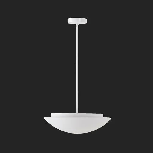 OSMONT AUR60487 AURA P4 závěsné skleněné svítidlo bílá IP40 3000 K 27W LED DALI