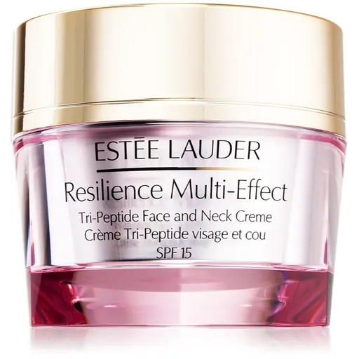 Estée Lauder Resilience Multi-Effect Tri-Peptide Face and Neck Creme SPF 15 intenzivně vyživující krém pro normální až smíšenou pleť SPF 15 50 ml