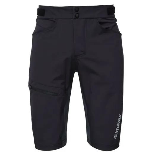 Klimatex BRUNI Pánské MTB prodloužené šortky, černá, velikost XXL