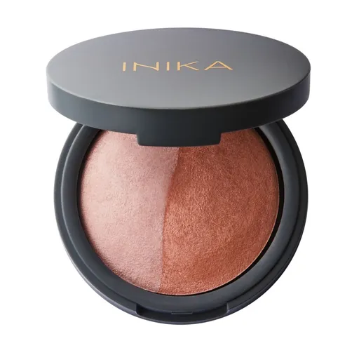 Inika Organic Přírodní zapečená minerální duo tvářenka Pink Tickle 6,5 g