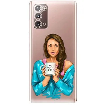 iSaprio Coffe Now - Brunette pro Samsung Galaxy Note 20 (cofnobru-TPU3_GN20)