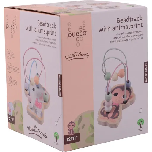 Dřevěný labyrint se zvířátky