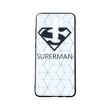 TopQ Xiaomi Redmi Note 8 Pro 3D silikon Bílý Superman 45715 (Sun-45715)
