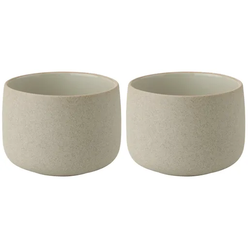 Šálek EMMA 150 ml, sada 2 ks, šedá, kamenina, Stelton