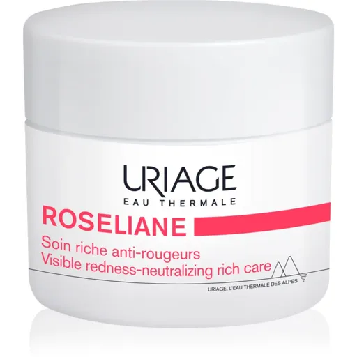 Uriage Roseliane Visible Redness-Neutralizing Rich Care zklidňující krém proti začervenání pleti 50 ml