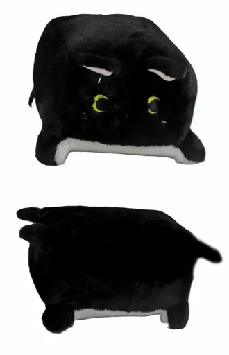 Plyšák Kočka ležící černá – 20 cm