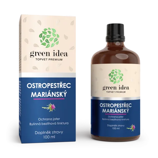 Ostropestřec - bezlihová tinktura 100 ml - Green idea