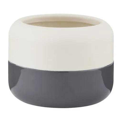 Květináč PLANT-IT 9 cm, šedá, kamenina, RIG-TIG