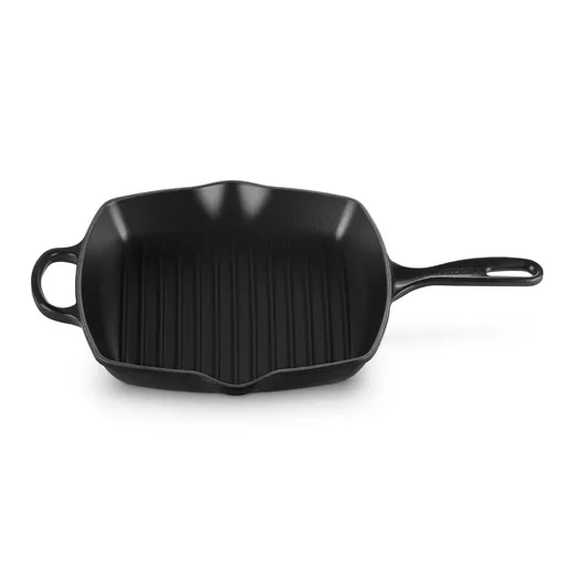 Grilovací pánev SIGNATURE 26 cm, SATIN BLACK, litina, Le Creuset