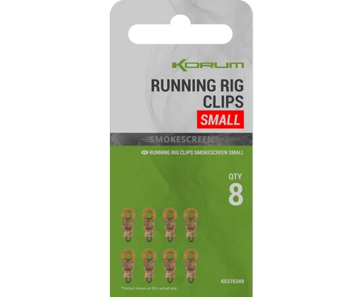 Korum montáž smokescreen running rig clips - small
