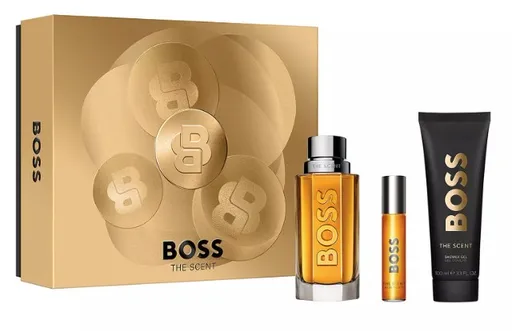 Hugo Boss Boss The Scent - EDT 100 ml + sprchový gel 100 ml + EDT 10 ml