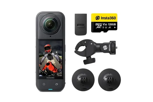 Insta360 X5 motocyklový balíček - akční kamera X5 + příslušenství na motorku