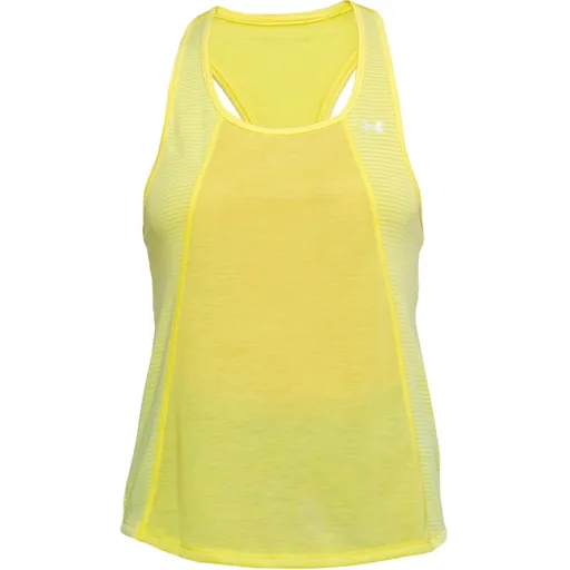 Dámské tílko Under Armour Threadborne Fashion Tank Tokyo Lemon Full Heather XL