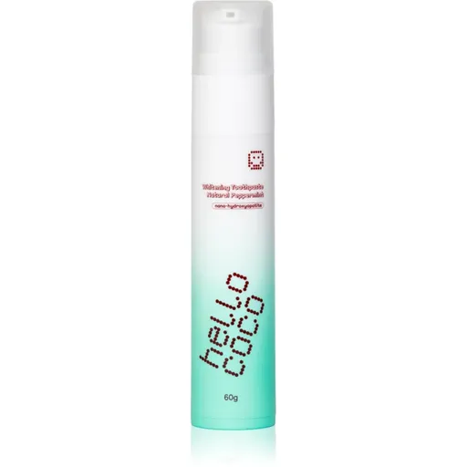 hello coco Toothpaste Peppermint bělicí zubní pasta 60 g