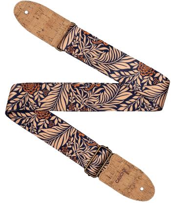 Cascha CGS-VC6 Guitar Strap Vegan Cork Midnight Jungle