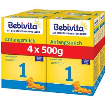 BEBIVITA 1 Počáteční kojenecká výživa 0m+  4× 500 g (4018852026716)