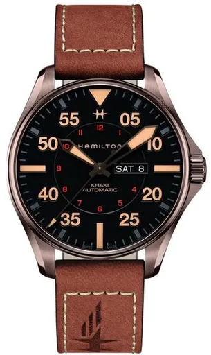 Hamilton Khaki Aviation Pilot Day Date Auto H64705531
