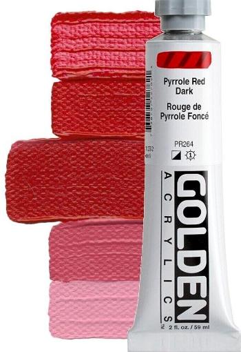 Golden Artist Colors Heavy Body Akrylová barva Pyrrole Red Dark 59 ml 1 ks