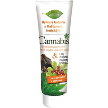 BIONE COSMETICS Bio Cannabis Bylinný balzám s kaštanem koňským 300 ml (8595061605605)