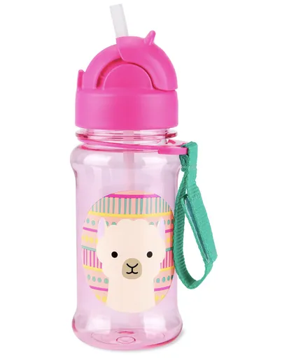 SKIP HOP Zoo tritan Láhev s brčkem 355ml Llama 12m+