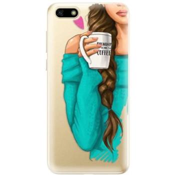 iSaprio My Coffe and Brunette Girl pro Huawei Y5 2018 (coffbru-TPU2-Y5-2018)