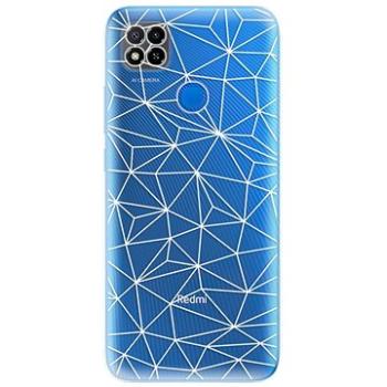 iSaprio Abstract Triangles 03 - white pro Xiaomi Redmi 9C (trian03w-TPU3-Rmi9C)