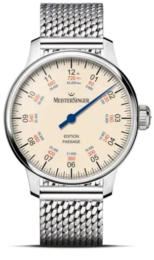 MeisterSinger Edition Passage ED-PASSAGE - Kovový mesh náramek