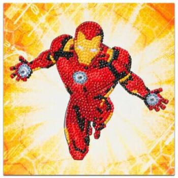 Crystal Art pohlednice Ironman