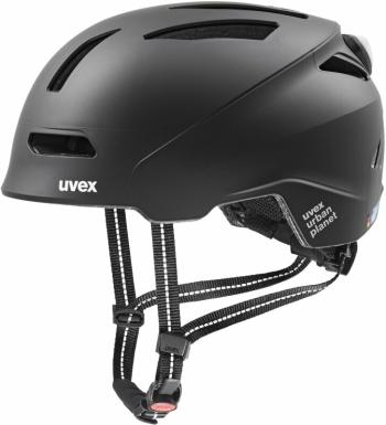 UVEX Urban Planet LED Black Matt 54-58 Cyklistická helma