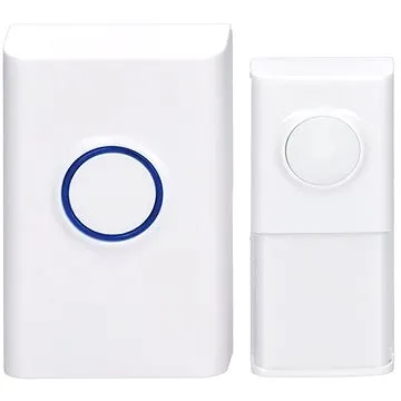 Solight bezdrátový zvonek, do zásuvky, 120m, bílý, learning code (1L55) (1L55)