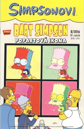 Simpsonovi - Bart Simpson 8/2016 - Popartová ikona - Matt Groening