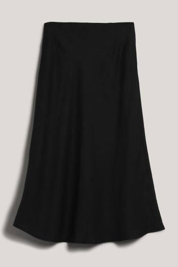 SUKNĚ GANT LINEN BLEND SKIRT BLACK