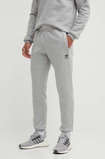 Tepláky adidas Originals šedá barva, melanžové, IY7359