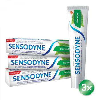 SENSODYNE Fluoridová zubná pasta 3 x 75 ml