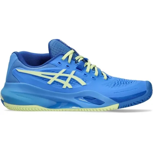 ASICS GEL RESOLUTION X CLAY Dámská tenisová obuv, modrá, velikost 42