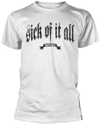 Sick Of It All Tričko Pete White XL