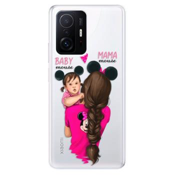 Odolné silikonové pouzdro iSaprio - Mama Mouse Brunette and Girl - Xiaomi 11T / 11T Pro