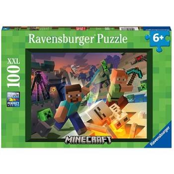 Ravensburger puzzle 133338 Minecraft: Monstra z Minecraftu 100 dílků  (4005556133338)