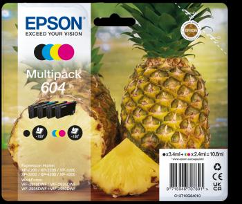 Epson 604 T10G640 C13T10G64010 barevná (CMYK) sada originální cartridge