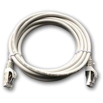 Datacom Patch cord S/FTP CAT6A 3m šedý (1693)