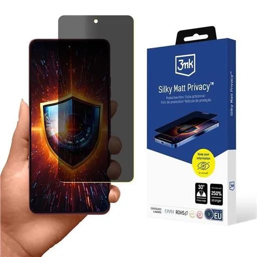 3mk ochranná folie Silky Matt Privacy pro Motorola Moto G86 / G86 Power