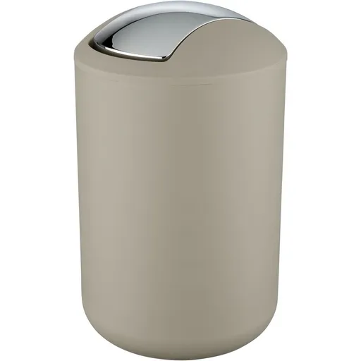 Wenko Odpadkový koš s výkyvným víkem Brasil 6,5 l, taupe