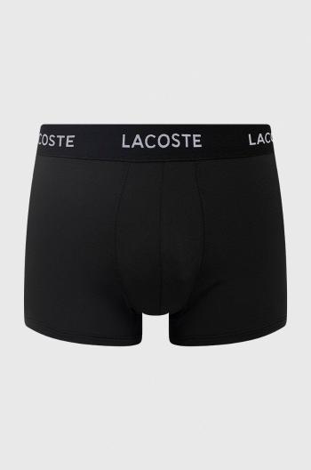 Boxerky Lacoste pánské, černá barva