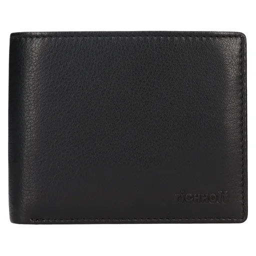 Pánská kožená peněženka Richhoff Kevin - černá