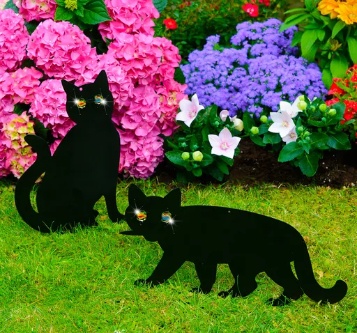 Plašiče ptáků Kočka, sada 2 ks