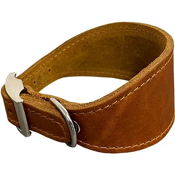 Bafpet Kožený obojek VIPET -  Přírodní, 50mm × 37cm /29-35/ 00122V (00122V_KONAK)